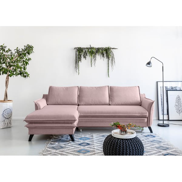 Puuderroosa nurgas diivanvoodi , vasakpoolne nurgas Charming Charlie - Miuform-image-1
