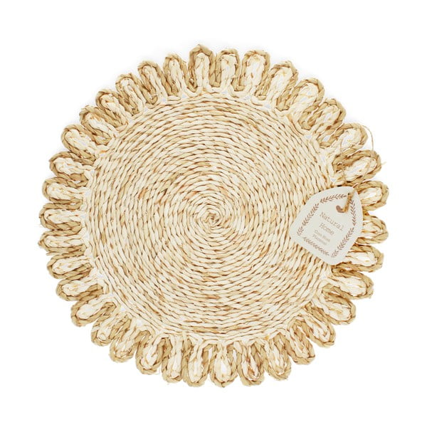 Maisikestadest lauamatt ø 38 cm Corn Husk - Rex London-image-2