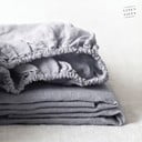 Helehall linane kummiga lina, 180 x 200 cm - Linen Tales