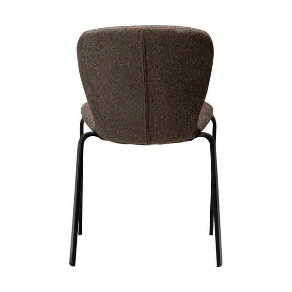 Pruun polsterdatud söögitool Heap – DAN-FORM Denmark-image-3