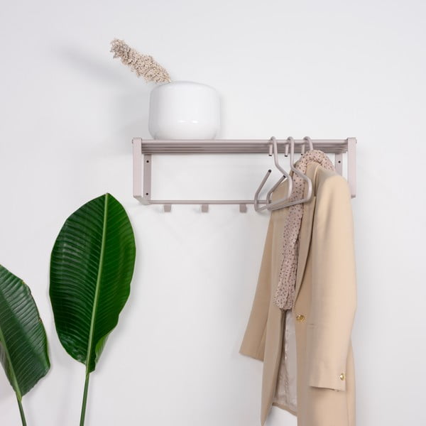 Hall-beež metallist seinanagi riiuliga Rex - Spinder Design-image-1