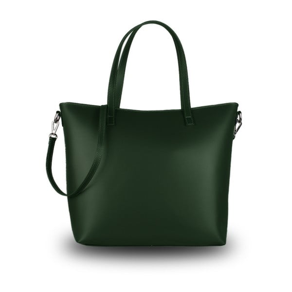Zelená kabelka z pravé kůže JOHN FISH Crown