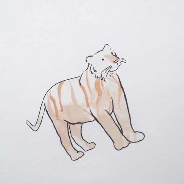 Valge puuvillane voodipesu 70x140 cm Zoo Animals - Bianca-image-2