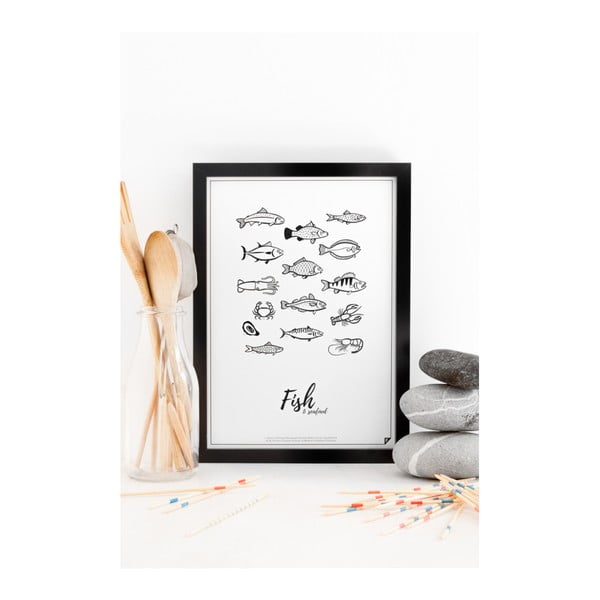 Plakát Follygraph 4 Fish & Seafood, 30 x 40 cm