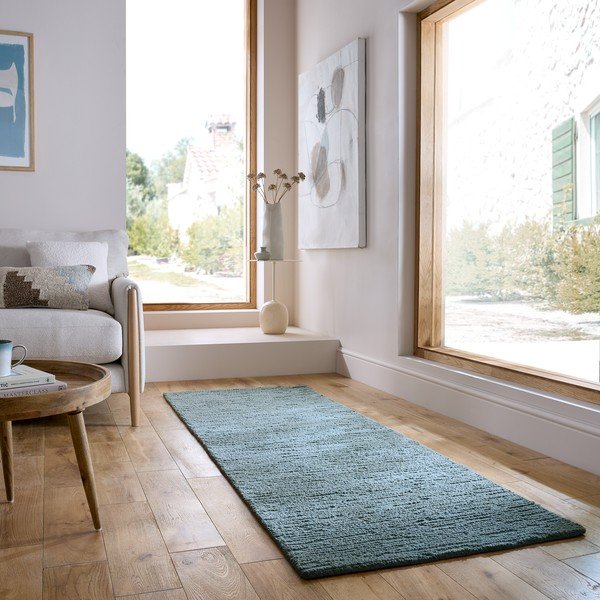 Hallikassinine käsitsi kootud villane vaip 80x230 cm Harris Boucle - Flair Rugs-image-1