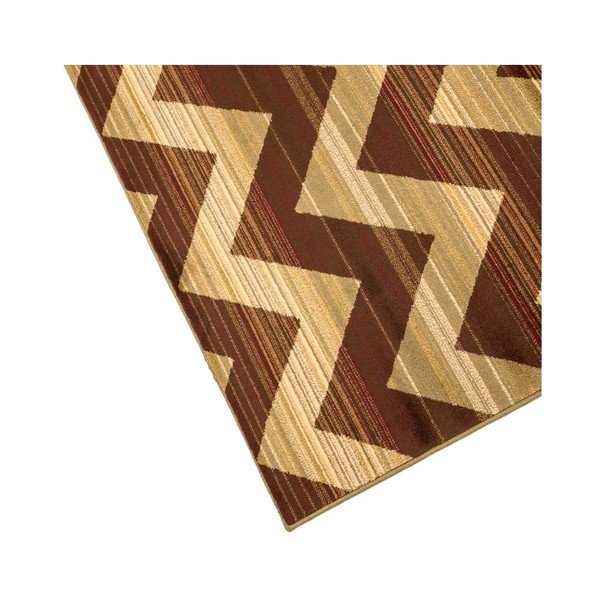Hnědý vysoce odolný koberec Floorita Inspiration Zig Zag Duro, 117 x 170 cm-image-2