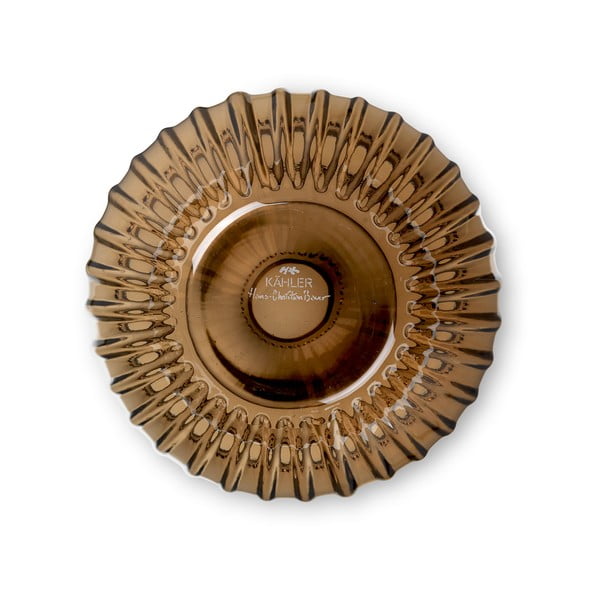 Pruunist klaasist vaas, kõrgus 14 cm Hammershøi - Kähler Design-image-3