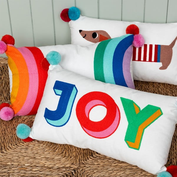 Laste puuvillaseguga padi 50x33 cm Joy - Rex London-image-1