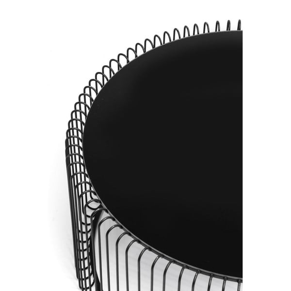 2 musta laua komplekt Wire Big - Kare Design-image-4