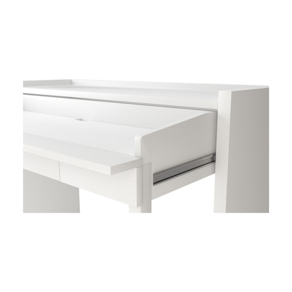 Valge töölaud 36x110 cm Mel - Woodman-image-3