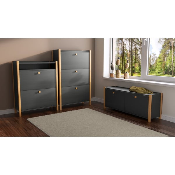 Kolme sahtliga tumehall kingakapp Bode - Woodman-image-1