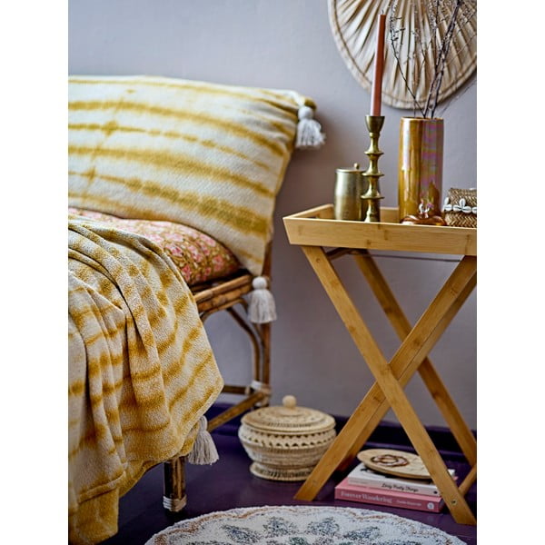 Kollane päevavaip kaheinimesevoodile 220x260 cm Decia - Bloomingville-image-1