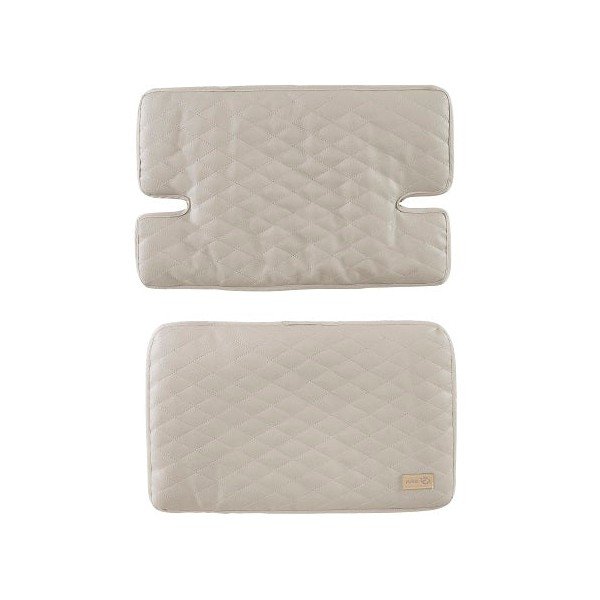 Beež söögitooli pehmendus Greyish gesteppt - Roba