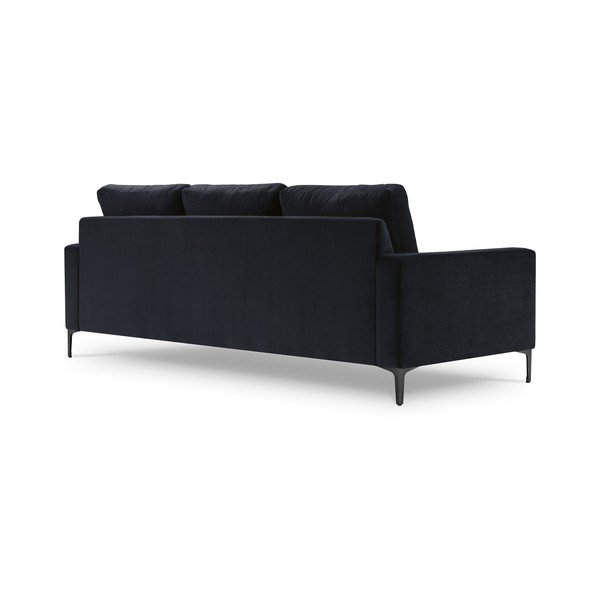 Must sametist diivan 220 cm Harmony – Kooko Home-image-2