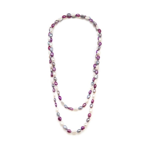Barevný perlový náhrdelník GemSeller Polygala