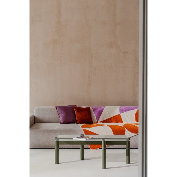 Roheline kohvilaud klaasist pealispinnaga 55x105 cm Kob - noo.ma-image-1