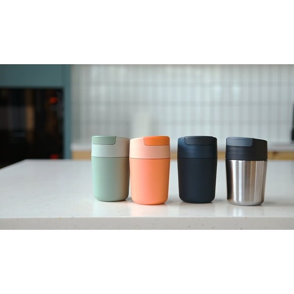 Tumesinine läikiv hõbedane reisikruus 340 ml Sipp - Joseph Joseph-image-1