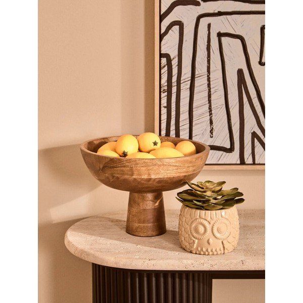 Naturaalset värvi puidust kauss, läbimõõduga 27 cm Kara - Premier Housewares-image-2