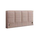 Heleroosa polsterdatud voodipeats 210,5x100 cm Darren - Micadoni