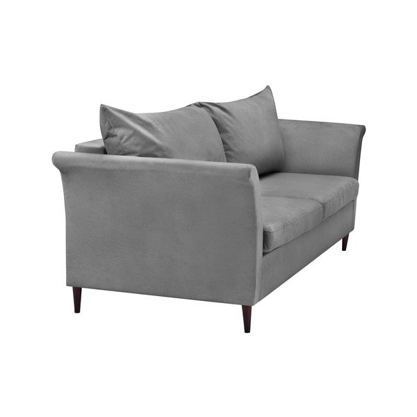Světle šedá rozkládací pohovka s úložným prostorem Mazzini Sofas Pivoine-image-3