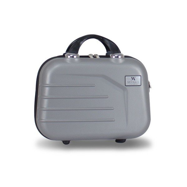 Šedý dámský příruční cestovní kufřík My Valice PREMIUM Make Up & Hand Suitcase