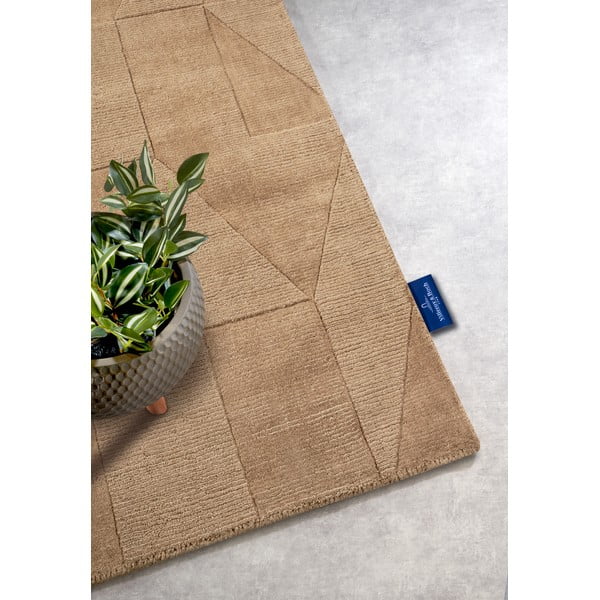 Beež käsitsi kootud villane koridorivaip 80x250 cm Ursule - Villeroy&Boch-image-2