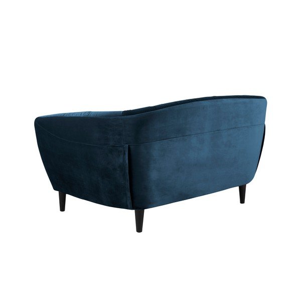 Tumesinine sametne diivan , 150 cm Ria - Actona-image-3