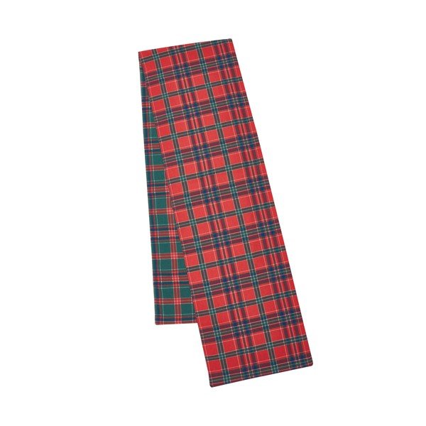 Puuvillane laualinik jõulumotiiviga 220x32 cm Christmas Tartan Check - Catherine Lansfield