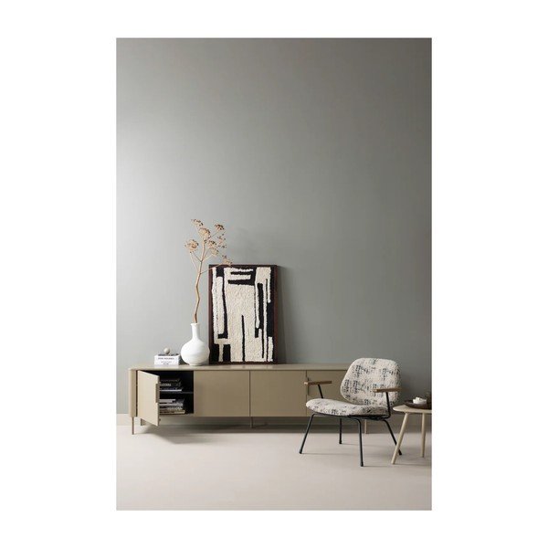 Beež šenillist tugitool Aure - WOOOD-image-2