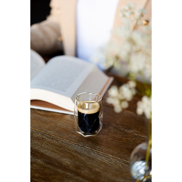 Topeltseintega espressotassid 2tk komplektis 100 ml Geo - Vialli Design-image-4