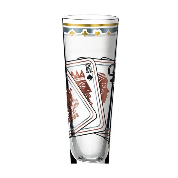 Set panáka z křišťálového skla a 5 podtácků Ritzenhoff Sascha Morawetz, 50 ml-image-2