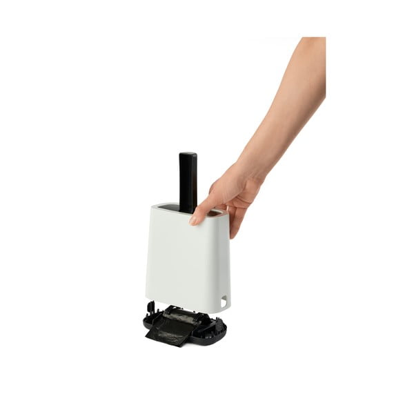 Valge liivakasti kühvel koos hoidikuga 9x16 cm Biala – Rotho-image-4