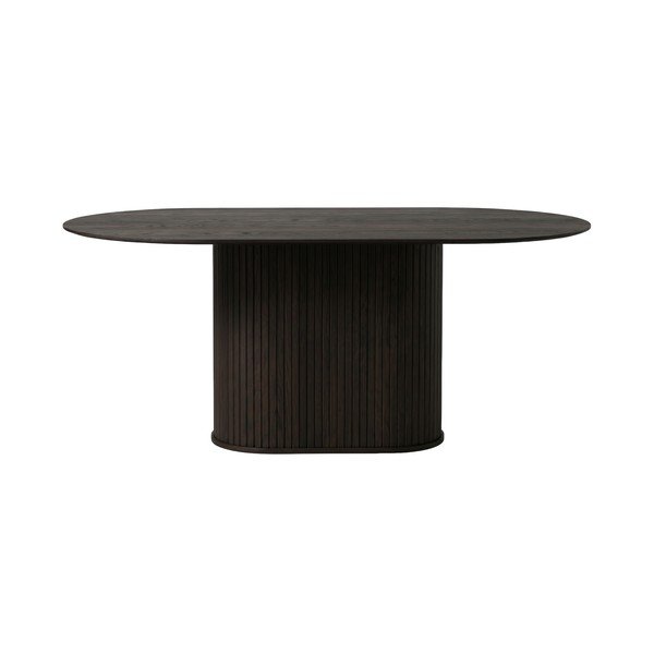 Söögilaud tammepuust dekooriga 95x180 cm Nola - Unique Furniture-image-1