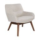 Liivakarva pruun pähklipuust tugitool London - House Nordic