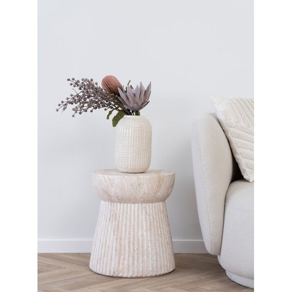 Kivikeraamikast ümmargune hoiulaud ø 37 cm Bonn - House Nordic-image-1