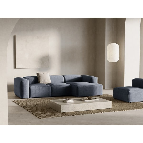  Hallikas-sinine manšettriidest nurgadiivan (parem nurk/lamamisosaga) Bergamo – Cosmopolitan Design-image-1