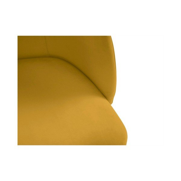 Kollane söögitool sametiga polsterdusega Aurora - Windsor & Co Sofas-image-4