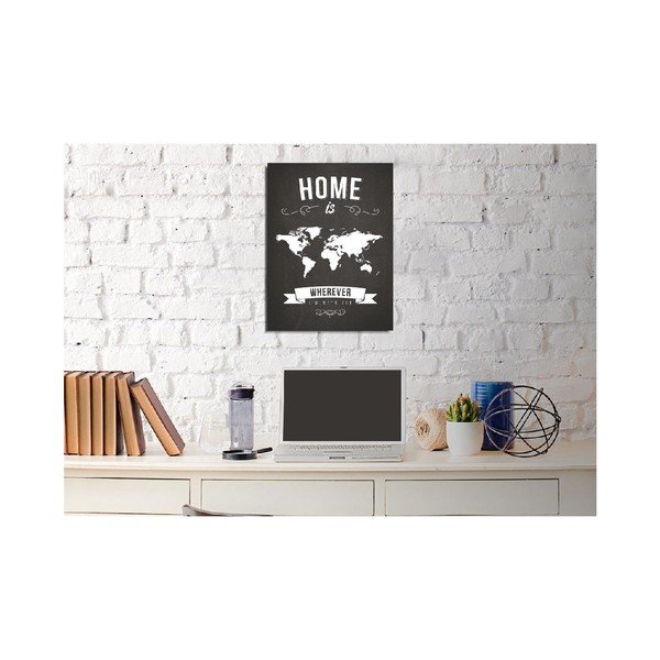 Nástěnný obraz na plátně Home, 30 x 40 cm-image-2