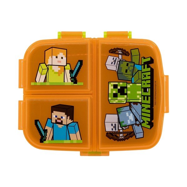 Oranž plastmassist laste suupistekarp Minecraft - STOR