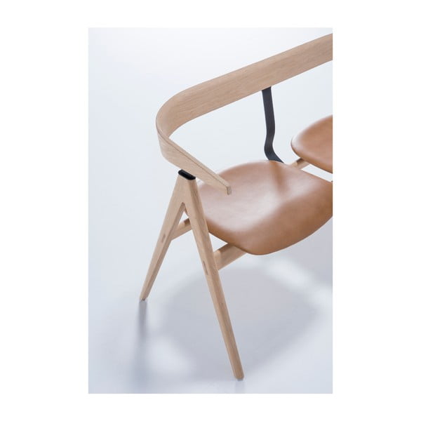 Tammepuust pink nahkistmega Ava - Gazzda-image-4