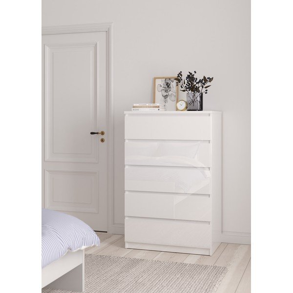 Valge kummut 77x121x50 cm Naia - Tvilum-image-1