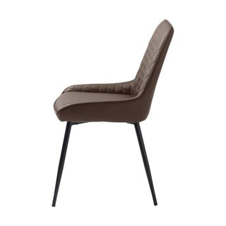 Tumepruun söögitool Milton - Unique Furniture