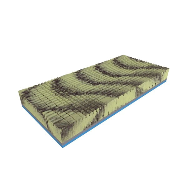 Keskmiselt kõva/pehme kahepoolne vedrumadrats 200x200 cm Herbal Visco – Materasso-image-3