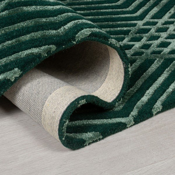 Roheline villane vaip , 160 x 230 cm Diamonds - Flair Rugs-image-1