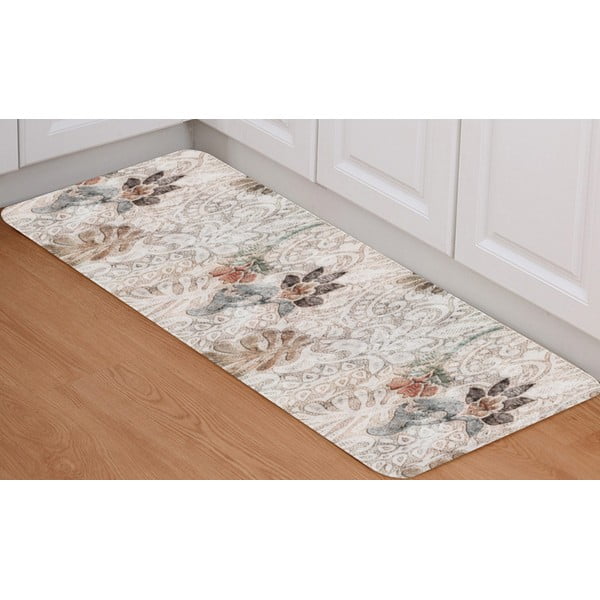 Beež pestav koridorivaip 58x240 cm Vintage Garden - Oyo Concept-image-4