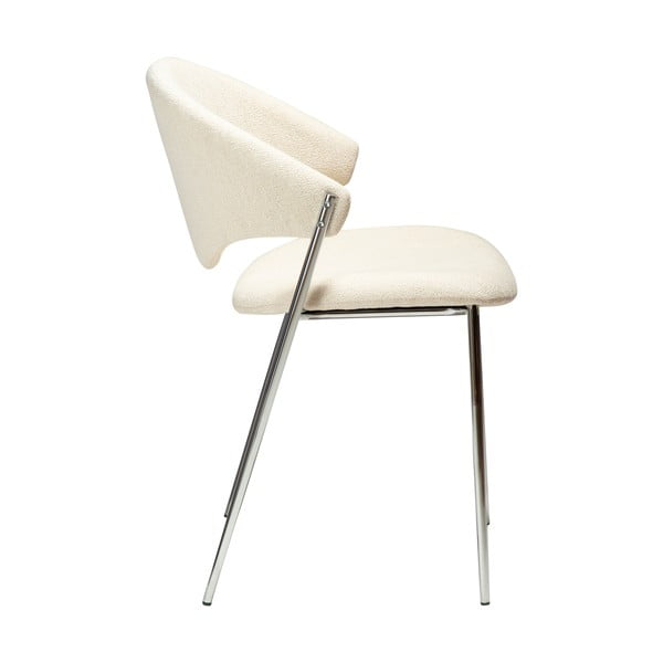 Kreemjas polsterdatud söögitool Zone – DAN-FORM Denmark-image-1