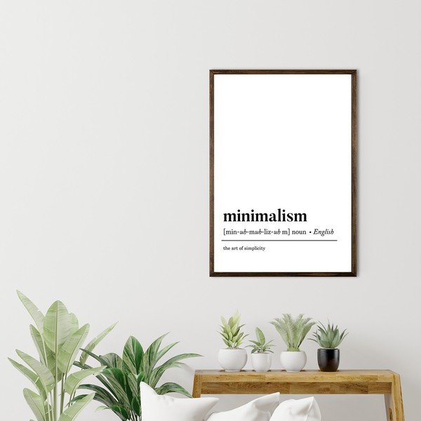 Plakat 50x70 cm Minimalism - Wallity-image-1
