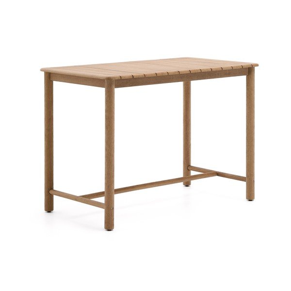 Aiabaari laud, mis on valmistatud täispuidust akaatsiapuust, 138x78 cm Sori - Kave Home