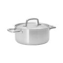 Roostevabast terasest kastrul induktsioonpliidile koos kaanega 4 l Lucca 3.0 - FABINI