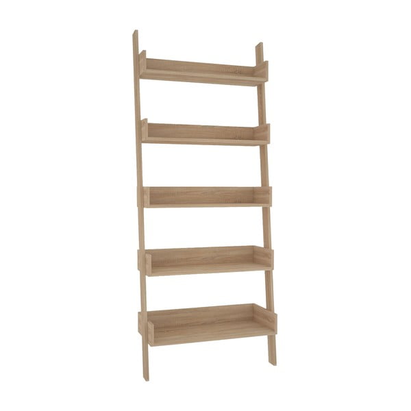 Raamaturiiul tammepuidust naturaalses värvitoonis 80x195 cm Only - Kalune Design